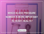 Which blood pressure number is more important to heart health?